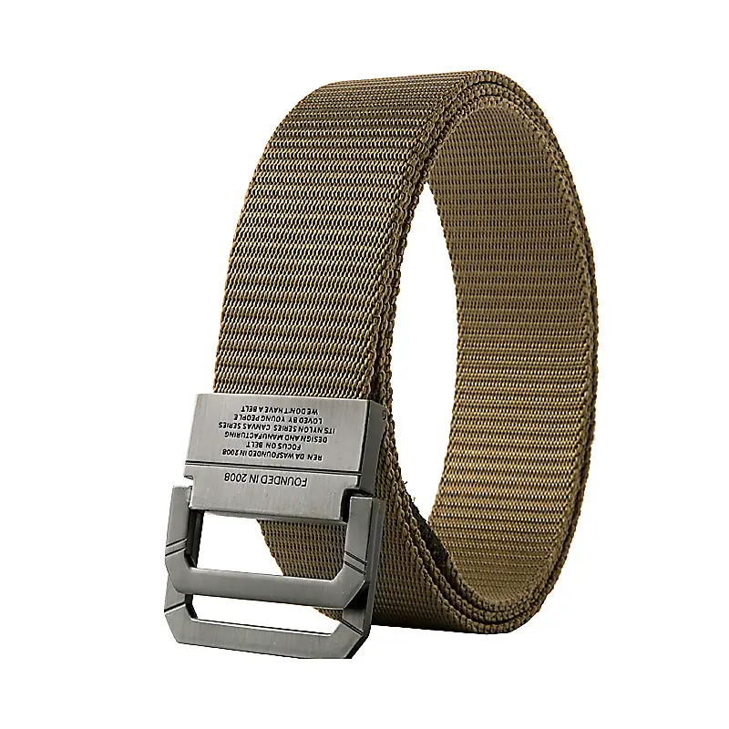 Men's Nylon Belt Double Ring Buckle 3 Colors - Image 6