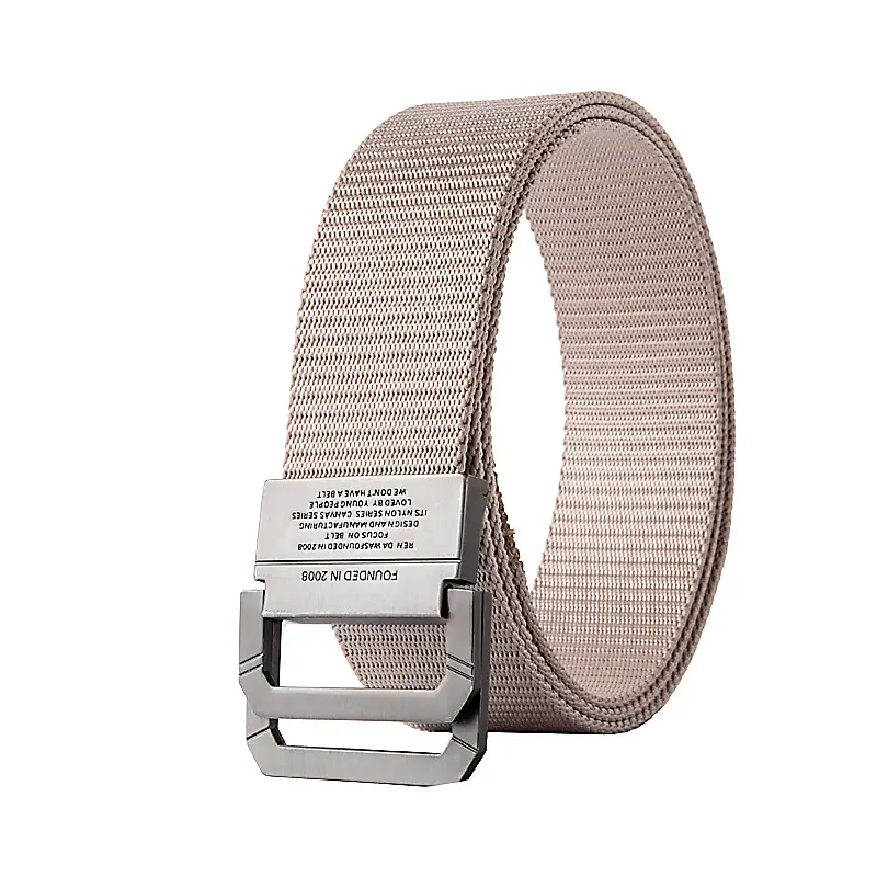 Men's Nylon Belt Double Ring Buckle 3 Colors - Image 7
