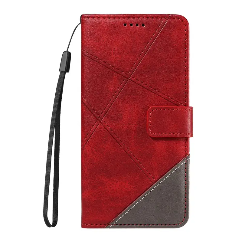 Blue Quilted Leather Mobile Phone Case for iPhone 17 - Image 5