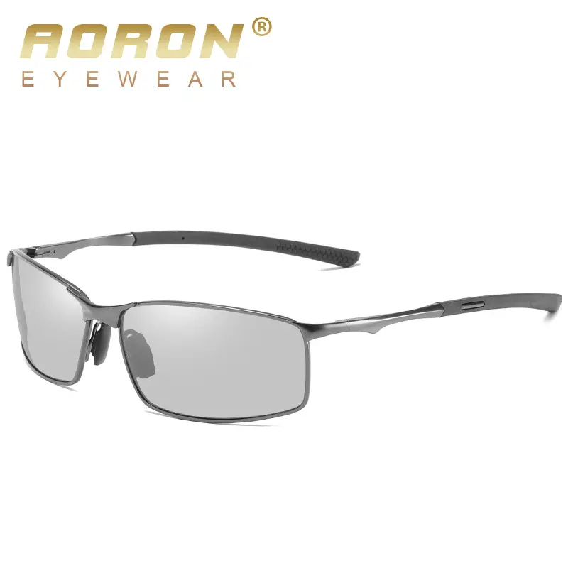 Men Polarized Sunglasses Yellow Night Vision Mirror - Image 15
