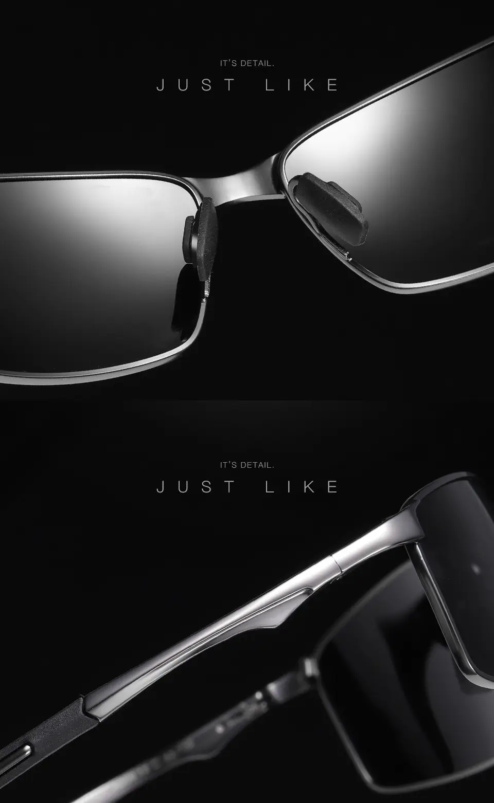 Men Polarized Sunglasses Yellow Night Vision Mirror — feature 10