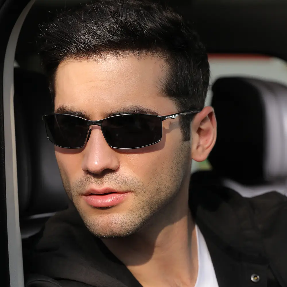 Men Polarized Sunglasses Yellow Night Vision Mirror — feature 5