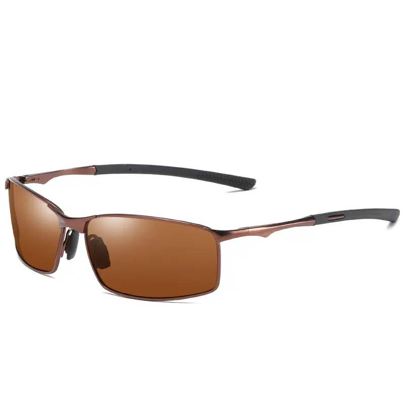Men Polarized Sunglasses Yellow Night Vision Mirror - Image 7