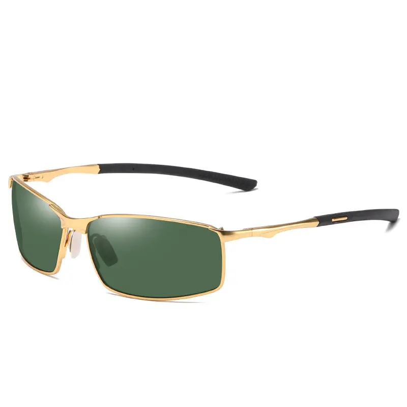 Men Polarized Sunglasses Yellow Night Vision Mirror - Image 8