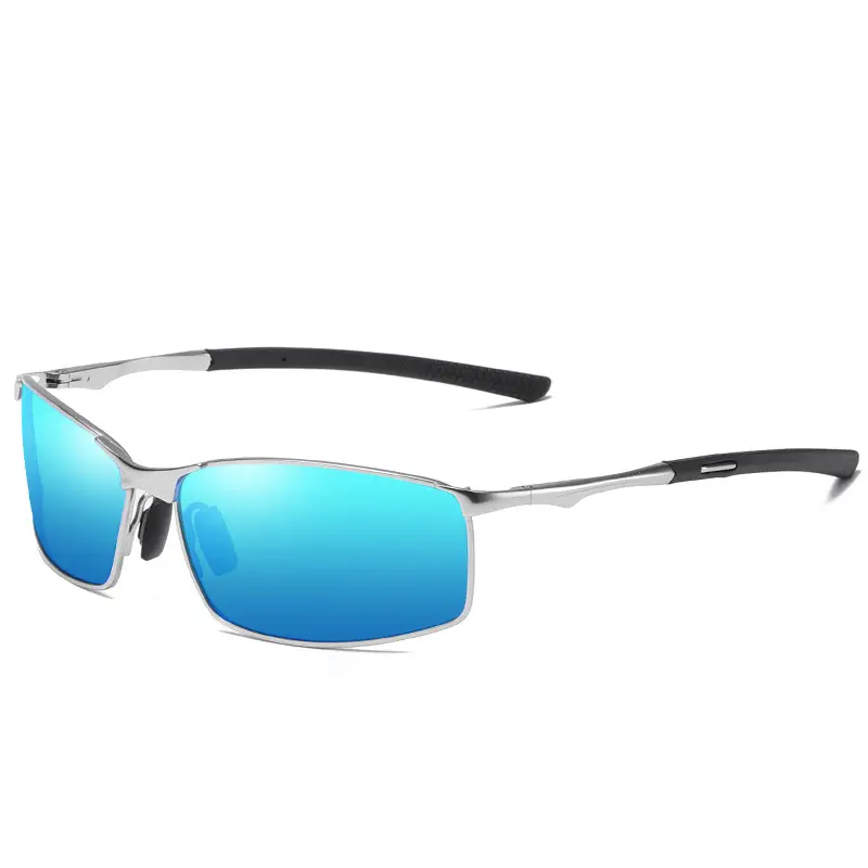 Men Polarized Sunglasses Yellow Night Vision Mirror - Image 9