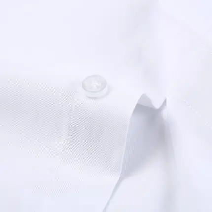 Men Cotton Slim Fit Long Sleeve Shirt Light Blue - Image 26