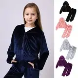 Blue Hooded Sweatshirt Set for Boys Autumn Wear — feature 1