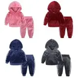 Blue Hooded Sweatshirt Set for Boys Autumn Wear — feature 10
