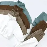 Blue Hooded Sweatshirt Set for Boys Autumn Wear — feature 13