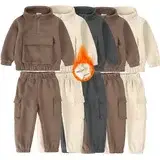 Blue Hooded Sweatshirt Set for Boys Autumn Wear — feature 16