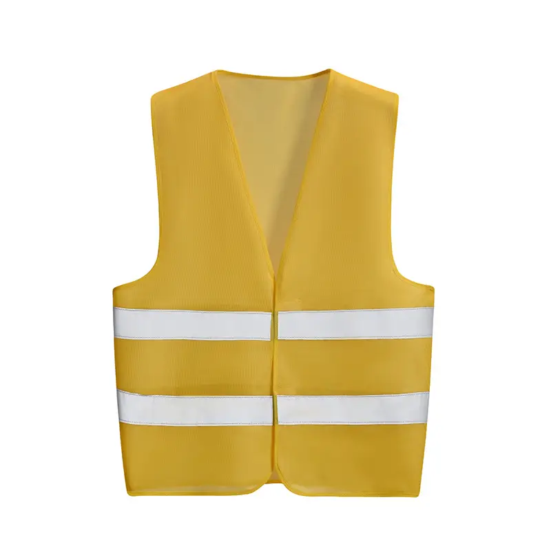 Reflective Safety Vest Yellow Volcano Style for Adults - Image 2