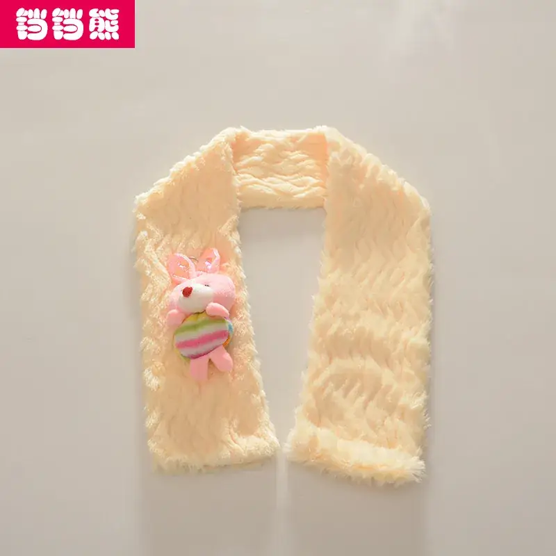 Children's Faux Fur Cartoon Scarf 2022 Winter