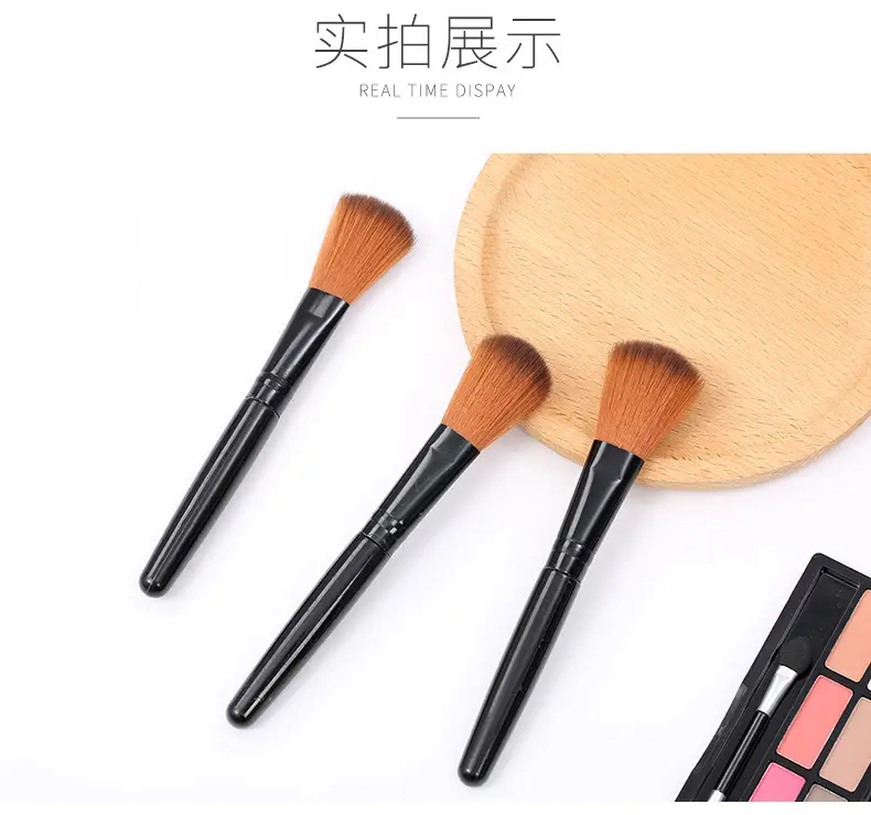 Factory Wholesale Makeup Brush Fiber Bristles Foundation Brush — feature 9