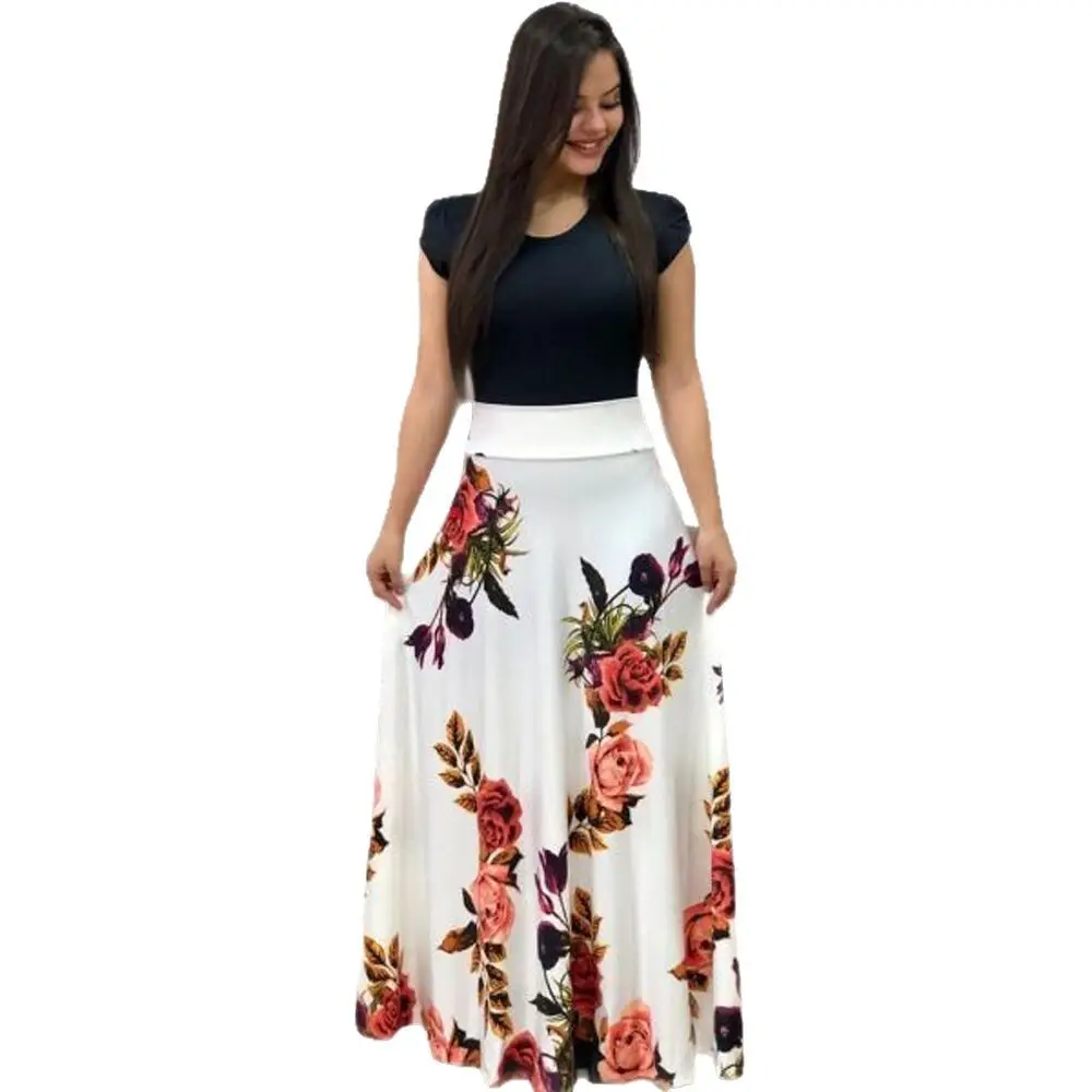 Women's Black Polka Dot Long Sleeve Maxi Dress - Image 19