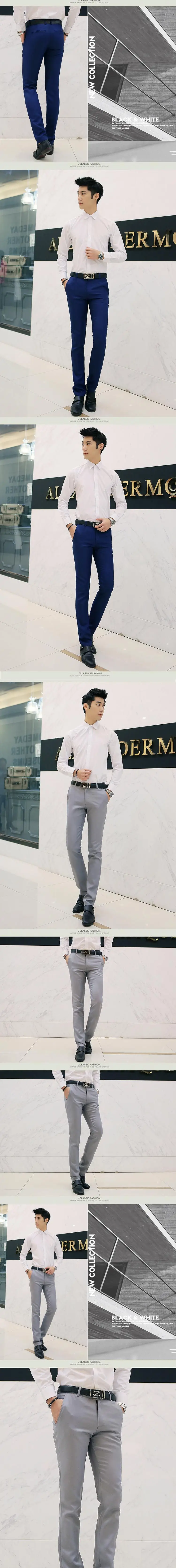 Men's Black Straight Fit Slim Jeans Summer Casual Pants — feature 11