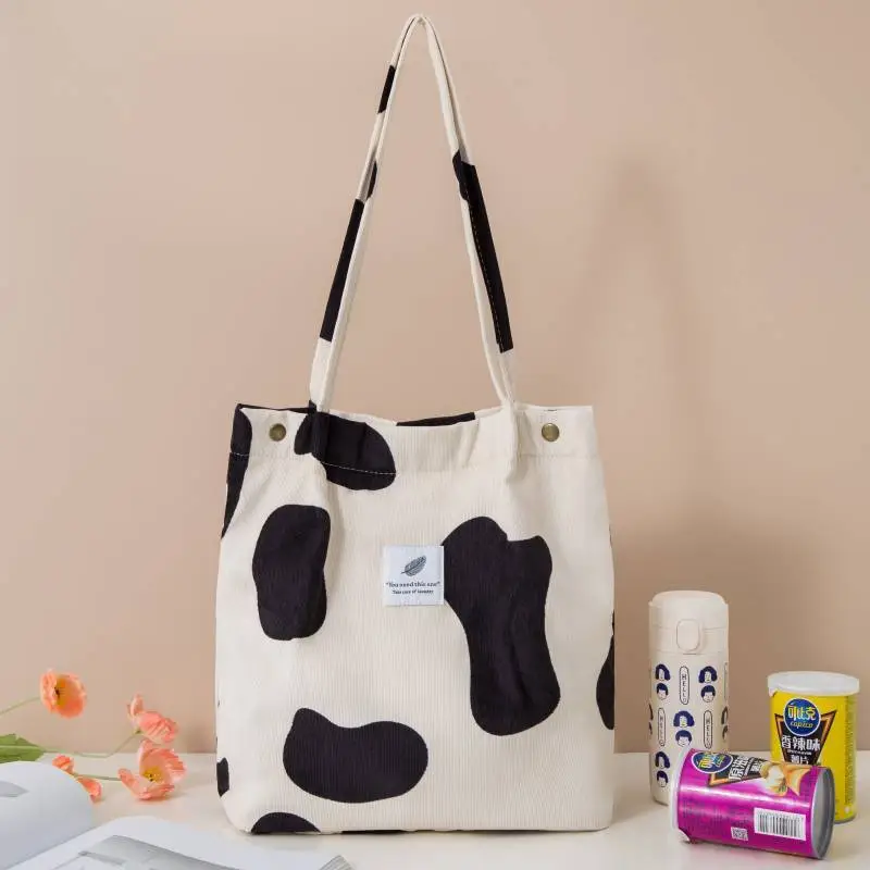 Canvas Women's Large Capacity Tote Bag Art Academy Style