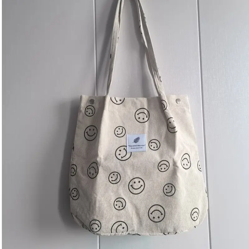 Canvas Women's Large Capacity Tote Bag Art Academy Style