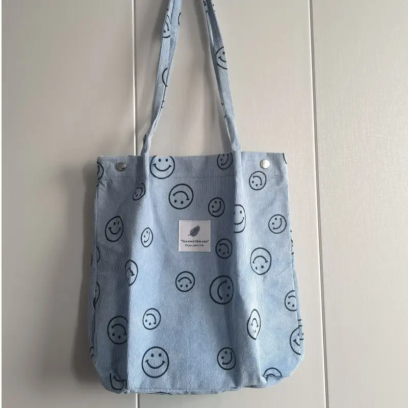Canvas Women's Large Capacity Tote Bag Art Academy Style