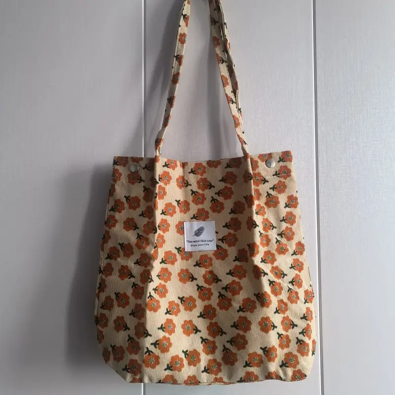 Canvas Women's Large Capacity Tote Bag Art Academy Style