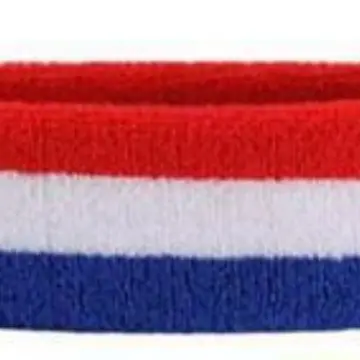 Orange Cotton Headband for Sports & Fitness