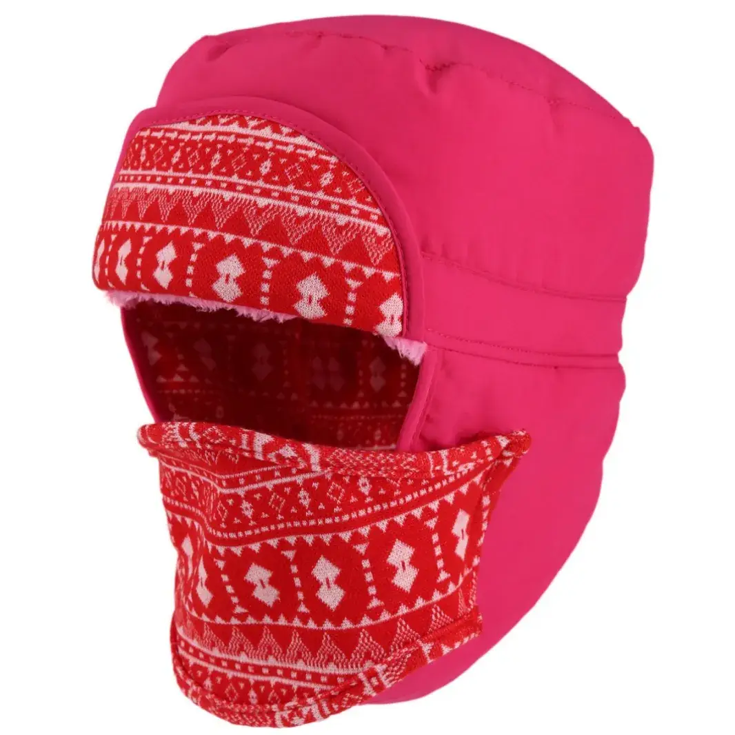 Winter Windproof Ski Hat with Patterned Design - Image 5