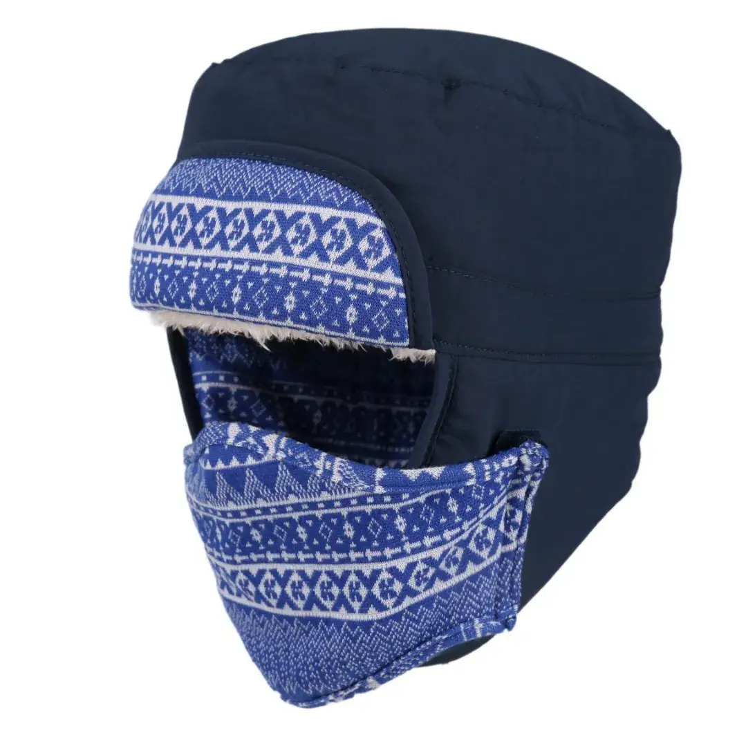 Winter Windproof Ski Hat with Patterned Design - Image 6