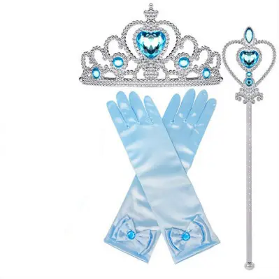 Blue Frozen Princess Dress for Girls One Piece Delivery - Image 5