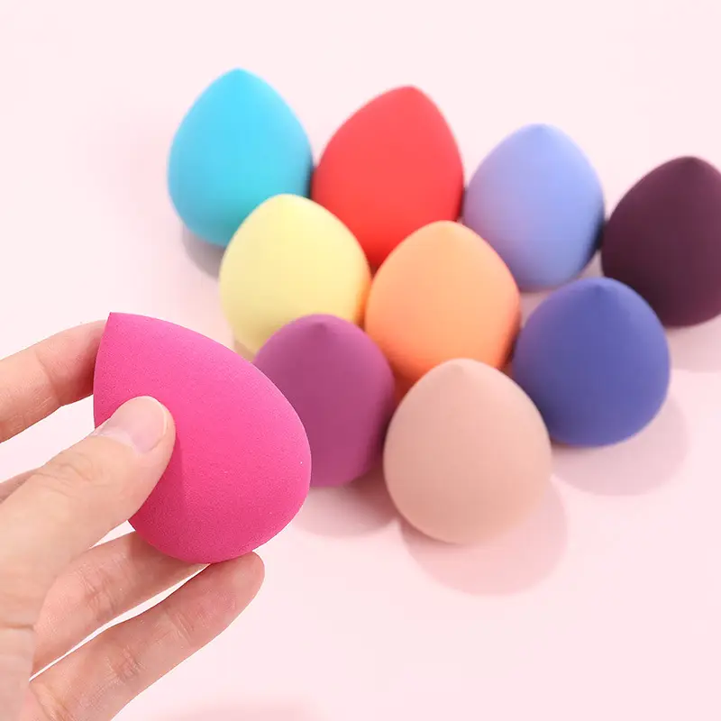 Colorful Hydrophilic Makeup Puff Set for Blending & Contouring - Image 3