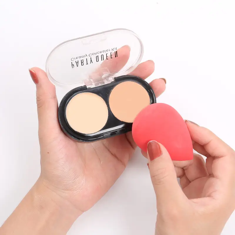 Colorful Hydrophilic Makeup Puff Set for Blending & Contouring - Image 4