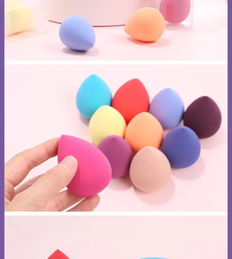 Colorful Hydrophilic Makeup Puff Set for Blending & Contouring — feature 8