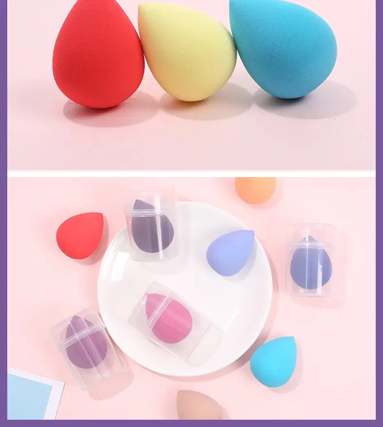 Colorful Hydrophilic Makeup Puff Set for Blending & Contouring — feature 9