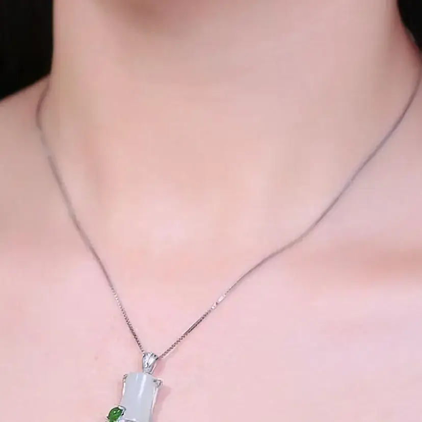 S925 Silver Water Drop Chain Necklace for Women - Image 5