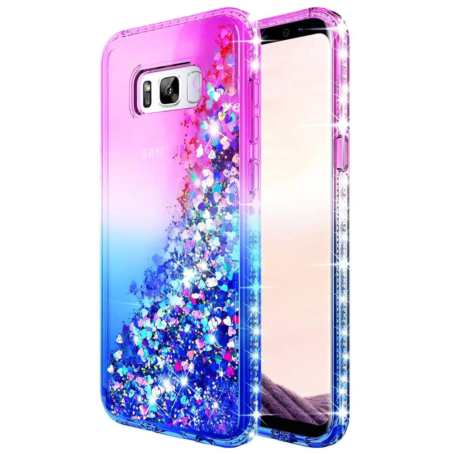 Samsung S26 S25 Ultra Mobile Phone Case with Gradient Diamond Anti-Fall Cover - Image 9