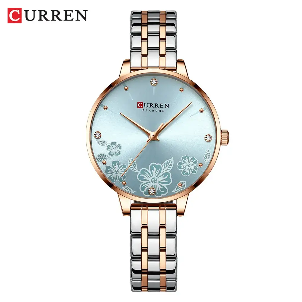 Women's Rose Gold Butterfly Water Resistant Quartz Watch - Image 10