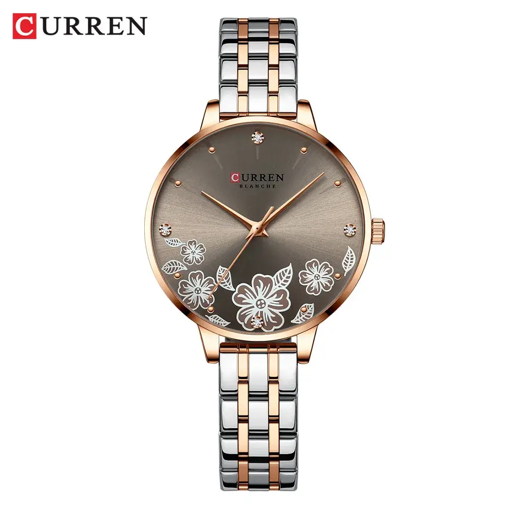 Women's Rose Gold Butterfly Water Resistant Quartz Watch - Image 3