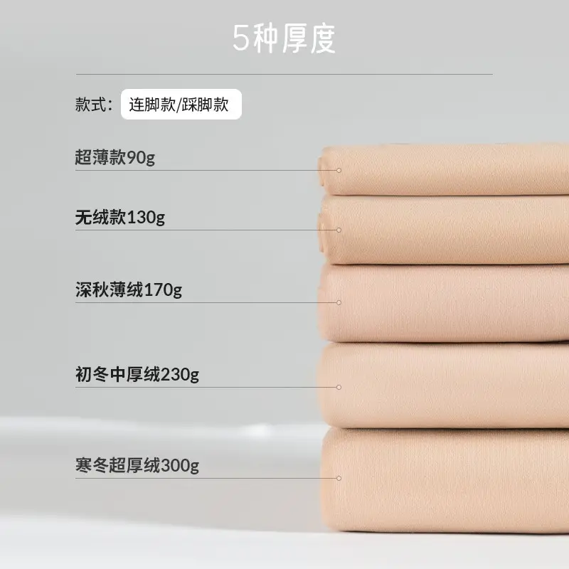 Upgraded Aohan Bare Legs Naked Feeling 720 Needle Super Thick Velvet Any Cut Double Layer Anti-Snatch Pantyhose - Image 7