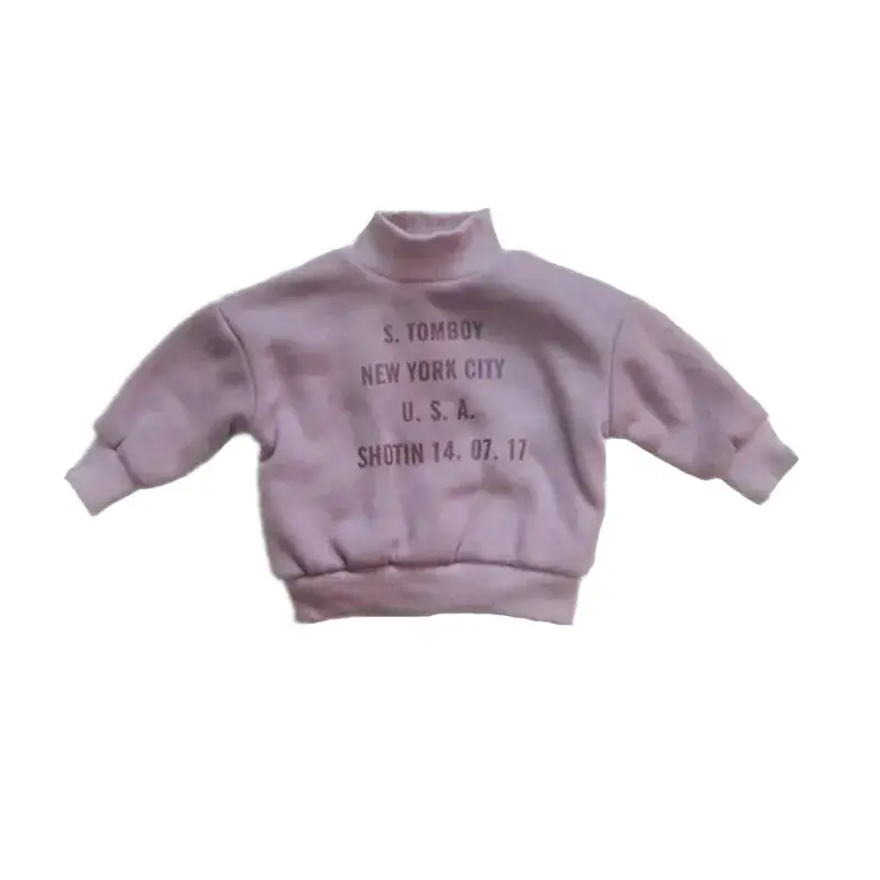 Brown Fleece Lined Sweater for Boys Girls Winter - Image 8