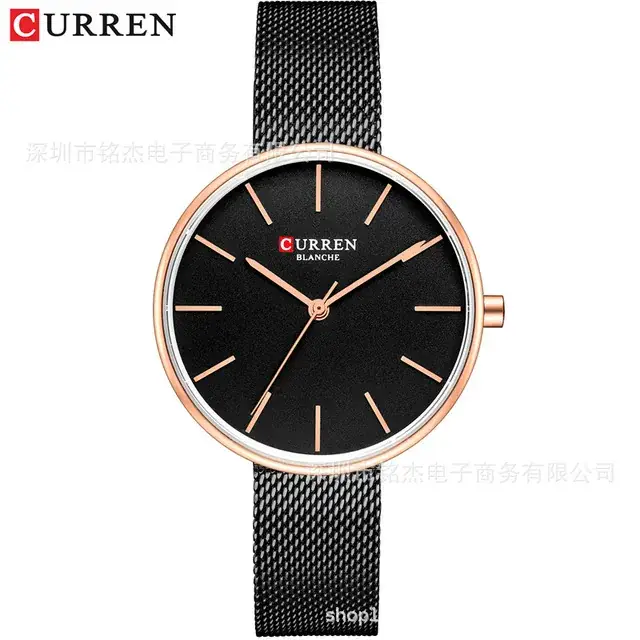 Women's Casual Quartz Watch with Mesh Band - Image 3