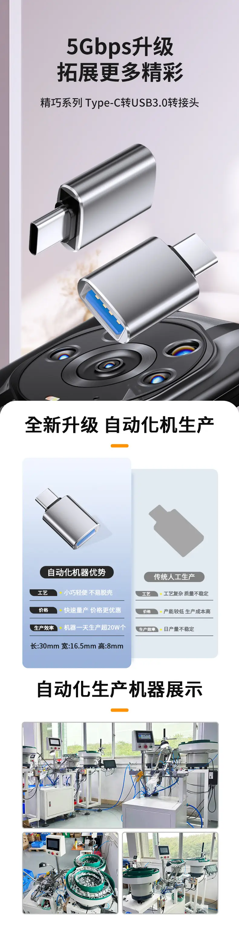 3.0Otg USB3.0 Adapter for Apple 16 — feature 5