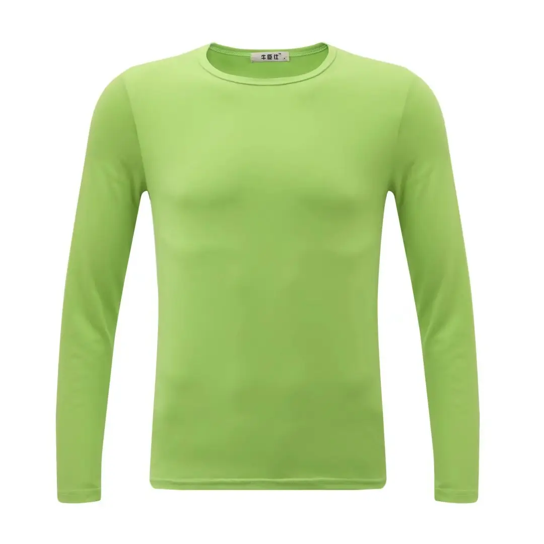 Men's Black Long Sleeve V-Neck T-Shirt - Image 12