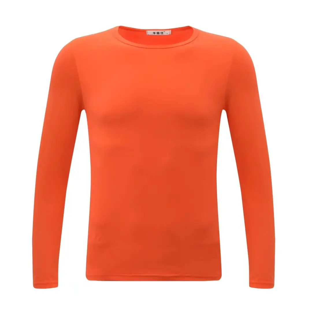Men's Black Long Sleeve V-Neck T-Shirt - Image 17