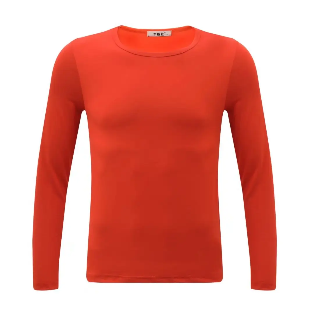 Men's Black Long Sleeve V-Neck T-Shirt - Image 24