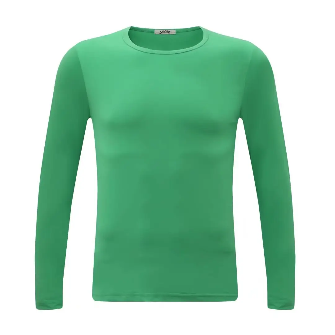 Men's Black Long Sleeve V-Neck T-Shirt - Image 26