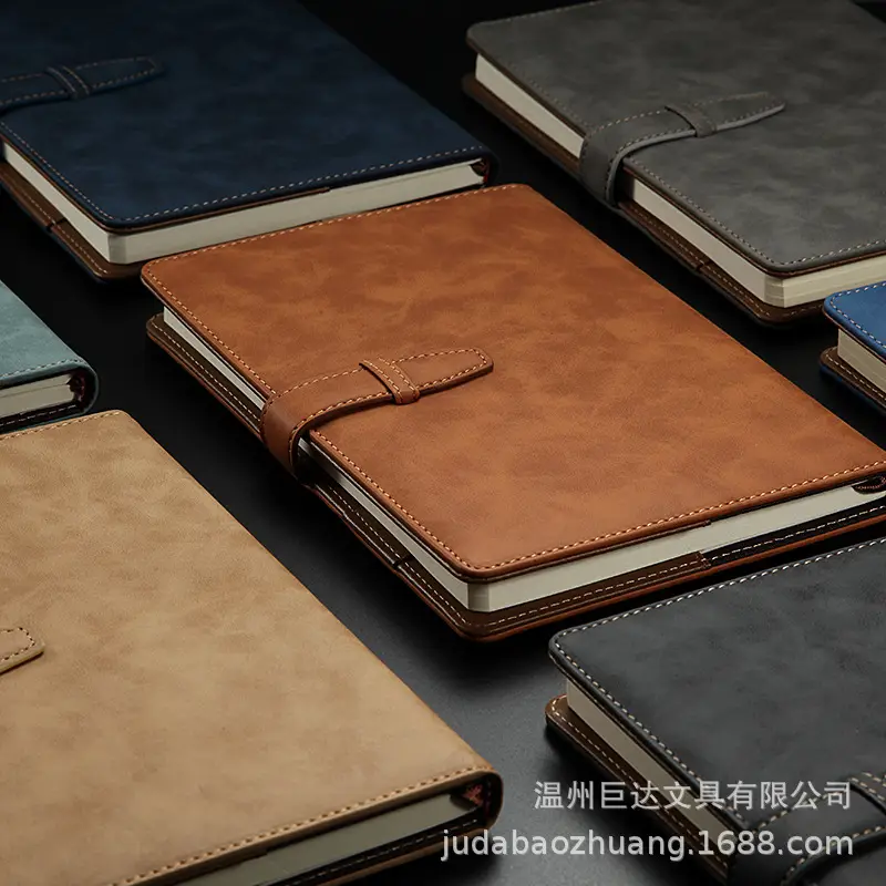 A5 Leather Diary with Buckle & Pen - Image 33