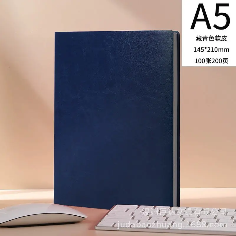 A5 Leather Diary with Buckle & Pen - Image 18