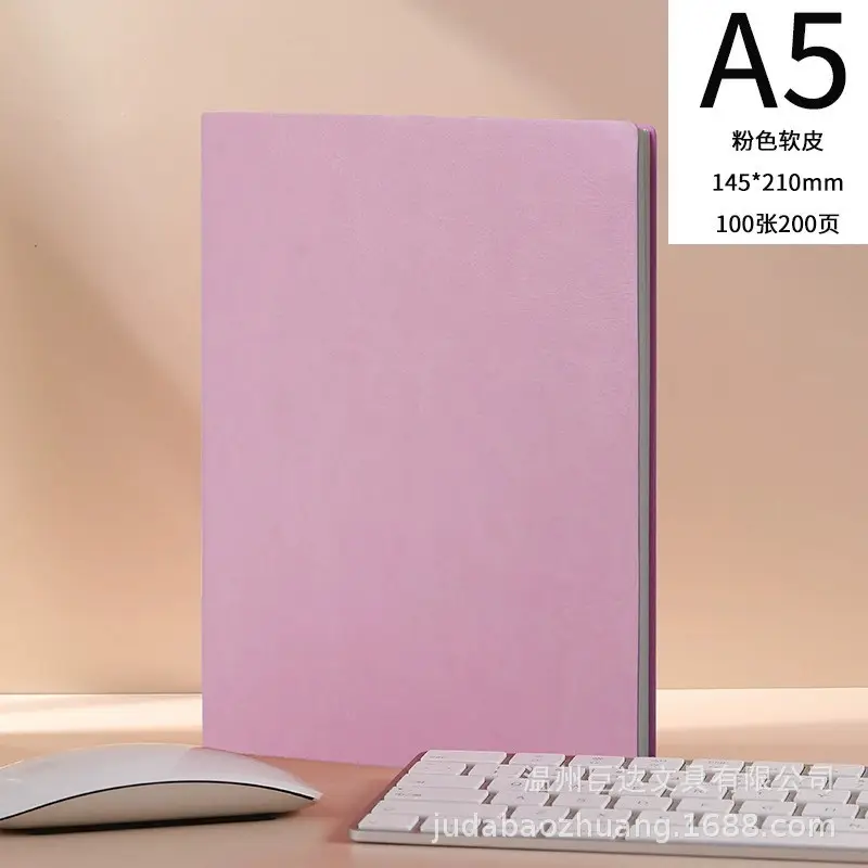 A5 Leather Diary with Buckle & Pen - Image 19