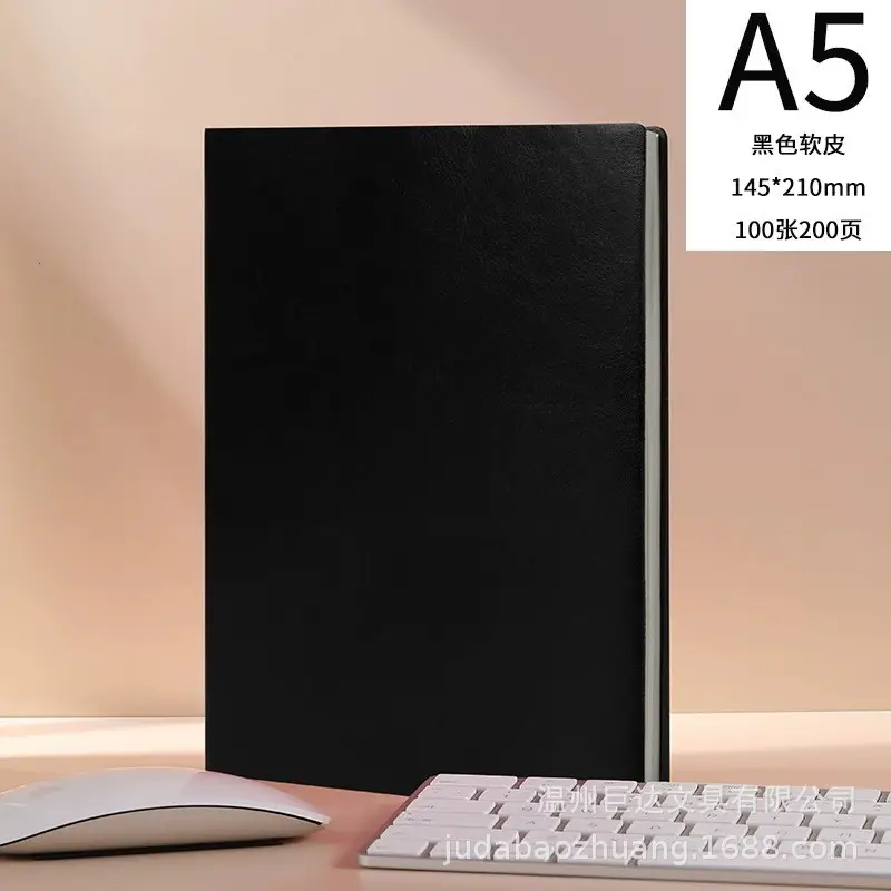 A5 Leather Diary with Buckle & Pen - Image 20