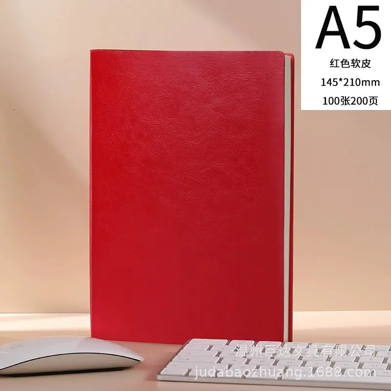 A5 Leather Diary with Buckle & Pen - Image 21
