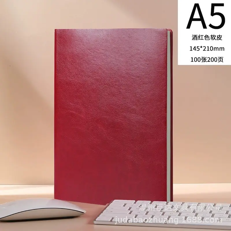 A5 Leather Diary with Buckle & Pen - Image 22
