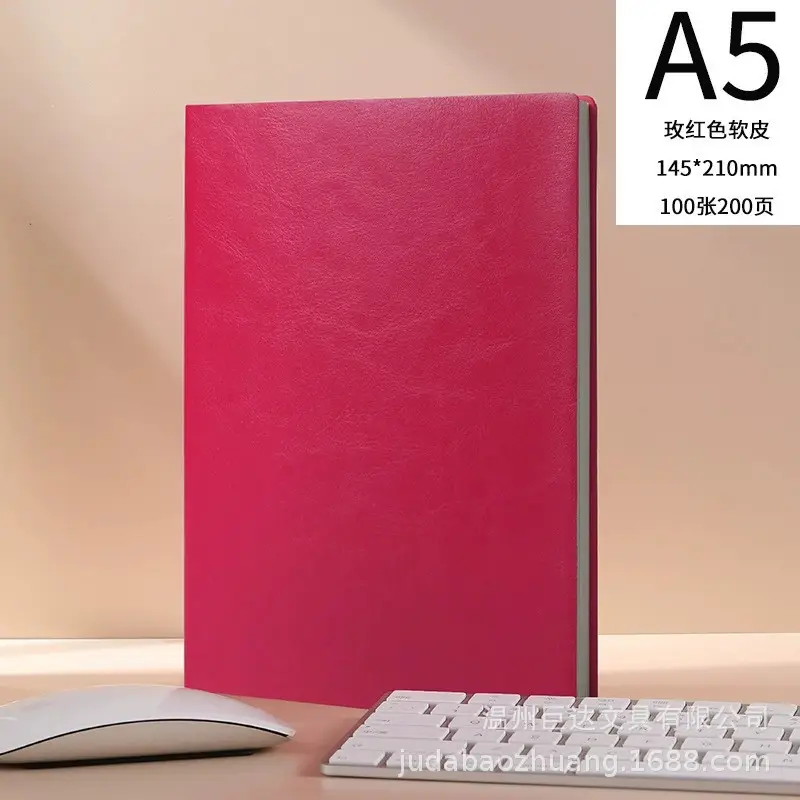 A5 Leather Diary with Buckle & Pen - Image 24